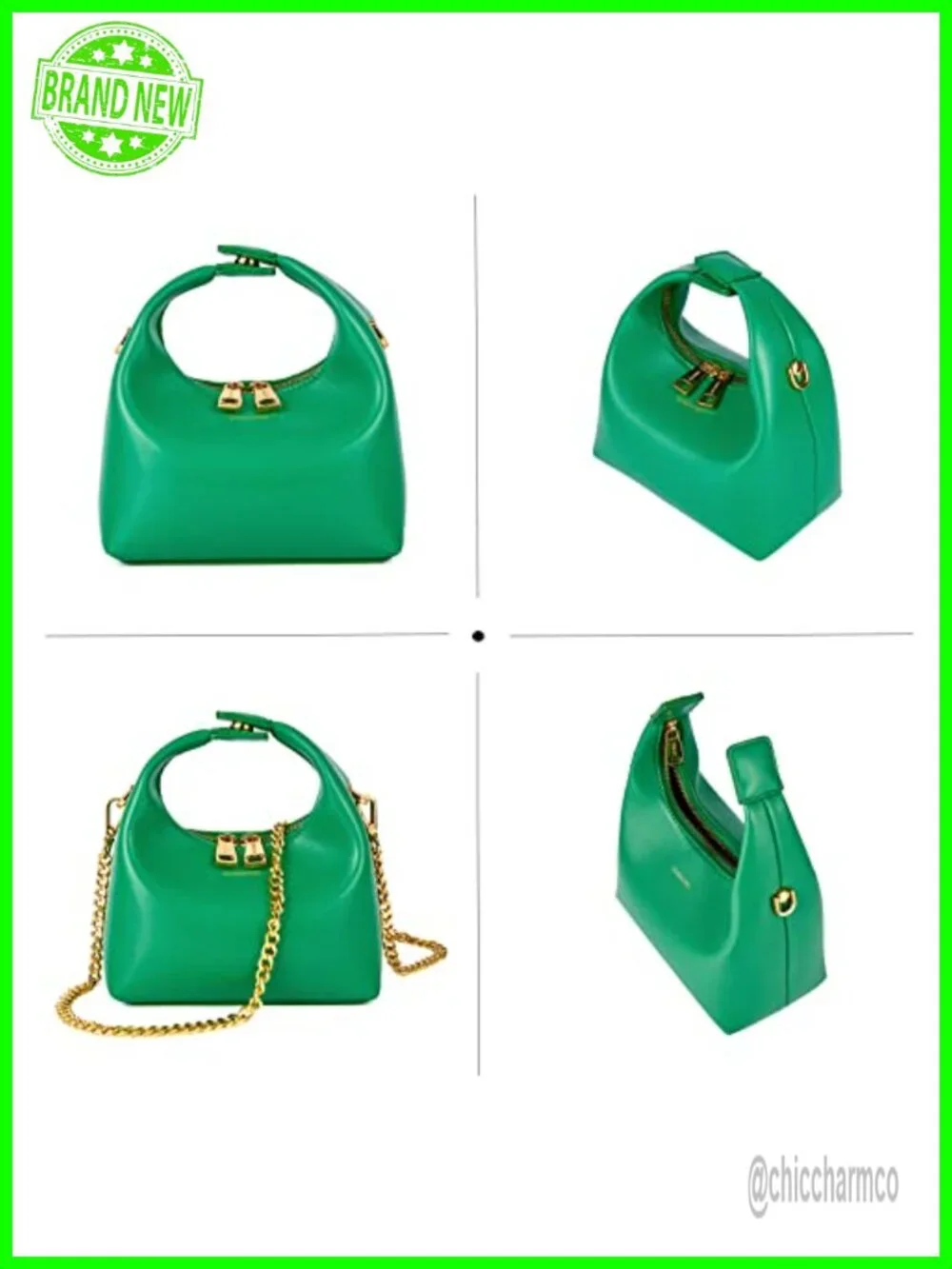 Soft Vegan Leather Shoulder Hobo Crossbody Bag, Mini Top Handle Purse